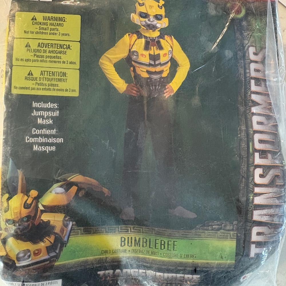 SOLD-  Brand new Bumblebee Transformers costume